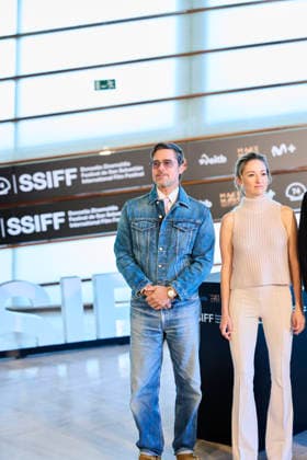 74th San Sebastian International Film Festival: Heart of the Beast Photocall Brad Pitt, Olivia Hamilton attended Heart of the Beast Photocall during 74th San Sebastian International Film Festival at Kursaal Theatre on September 23, 2026 in Donostia San Sebastian, Spain Photo by IMAGO MPG Donostia San Sebastian Kursaal Theatre Euskadi Spain  Copyright: xMPGx