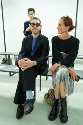IPA88862862 - Milan, Milan Women™s Fashion Week Spring Summer 2027 - Women™s Fashion, Spring Summer 2027 - Jil Sander fashion show - pictured in the front row: guest  Copyright: xRiccardoxGIordanox xRiccardoxGiordano IPAx IPA88862862
