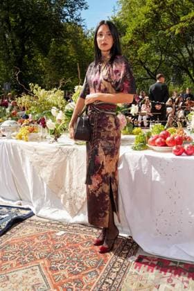 IPA88866003 - Milan, Milan Women™s Fashion Week Spring Summer 2027 - Women™s Fashion, Spring Summer 2027 - Antonio Marras fashion show - front row in the photo: Francesca Busi  Copyright: xRiccardoxGIordanox xRiccardoxGiordano IPAx IPA88866003