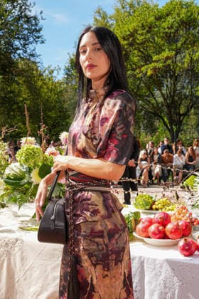 IPA88866005 - Milan, Milan Women™s Fashion Week Spring Summer 2027 - Women™s Fashion, Spring Summer 2027 - Antonio Marras fashion show - front row in the photo: Francesca Busi  Copyright: xRiccardoxGIordanox xRiccardoxGiordano IPAx IPA88866005