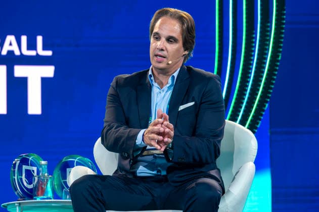 September 18, 2026, Lisbon, Lisbon, Portugal: Nuno Gomes (FPF) speaking during the elite players governance panel at the Portugal Football Summit at the Cidade do Futebol in Oeiras. Lisbon Portugal - ZUMAr238 20260918_zip_r238_039 Copyright: xRicardoxRochax