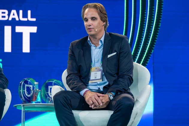 September 18, 2026, Lisbon, Lisbon, Portugal: Nuno Gomes (FPF) speaking during the elite players governance panel at the Portugal Football Summit at the Cidade do Futebol in Oeiras. Lisbon Portugal - ZUMAr238 20260918_zip_r238_035 Copyright: xRicardoxRochax