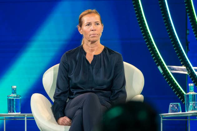 September 18, 2026, Lisbon, Lisbon, Portugal: Kerstin Lutz (Mercury13) speaking during the women s football panel at the Portugal Football Summit at the Cidade do Futebol in Oeiras. Lisbon Portugal - ZUMAr238 20260918_zip_r238_036 Copyright: xRicardoxRochax