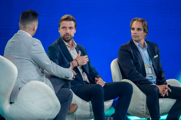 September 18, 2026, Lisbon, Lisbon, Portugal: Nuno Gomes, Tim Krul and LuoÂ­s Aguilar participating in the elite players governance panel at the Portugal Football Summit at the Cidade do Futebol in Oeiras. Lisbon Portugal - ZUMAr238 20260918_zip_r238_031 Copyright: xRicardoxRochax