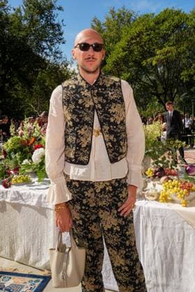 IPA88865985 - Milan, Milan Women™s Fashion Week Spring Summer 2027 - Women™s Fashion, Spring Summer 2027 - Antonio Marras fashion show - front row in the photo: guest  Copyright: xRiccardoxGIordanox xRiccardoxGiordano IPAx IPA88865985