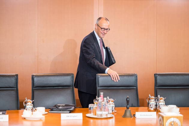 Chancellor Friedrich Merz (CDU) on September 23, 2026, at the Federal Government s cabinet meeting at the Chancellery in Berlin. Photo: bildgehege. Federal Government cabinet meeting