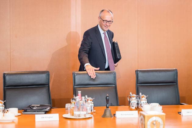 Chancellor Friedrich Merz (CDU) on September 23, 2026, at the Federal Government s cabinet meeting at the Chancellery in Berlin. Photo: bildgehege. Federal Government cabinet meeting