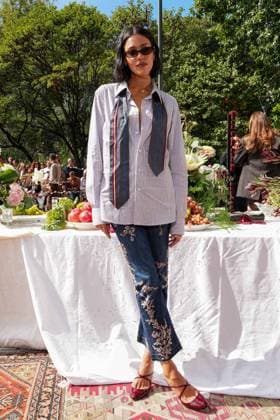 IPA88866008 - Milan, Milan Women™s Fashion Week Spring Summer 2027 - Women™s Fashion, Spring Summer 2027 - Antonio Marras fashion show - front row in the photo: guest  Copyright: xRiccardoxGIordanox xRiccardoxGiordano IPAx IPA88866008
