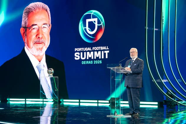 September 18, 2026, Lisbon, Lisbon, Portugal: Isaltino Morais speaking during the opening ceremony at the Portugal Football Summit at the Cidade do Futebol in Oeiras. Lisbon Portugal - ZUMAr238 20260918_zip_r238_020 Copyright: xRicardoxRochax