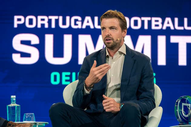 September 18, 2026, Lisbon, Lisbon, Portugal: Former Premier League player and investor Tim Krul speaking at the Portugal Football Summit at the Cidade do Futebol in Oeiras. Lisbon Portugal - ZUMAr238 20260918_zip_r238_022 Copyright: xRicardoxRochax