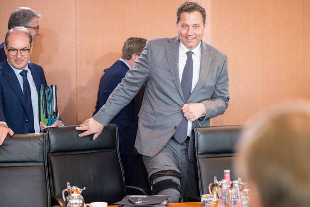 Interior Minister Alexander Dobrindt (CSU) and Vice Chancellor Lars Klingbeil (SPD) on September 23, 2026, at the federal government’s cabinet meeting at the Chancellery in Berlin. Photo: Bildgehege. Federal government cabinet meeting