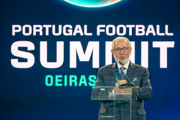 September 18, 2026, Lisbon, Lisbon, Portugal: Isaltino Morais speaking during the opening ceremony at the Portugal Football Summit at the Cidade do Futebol in Oeiras. Lisbon Portugal - ZUMAr238 20260918_zip_r238_013 Copyright: xRicardoxRochax
