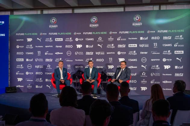 September 18, 2026, Lisbon, Lisbon, Portugal: Carlos Velasco Carballo, JooÂ£o Ferreira and Marco Carvalho participating in the refereeing technology panel at the Portugal Football Summit at the Cidade do Futebol in Oeiras. Lisbon Portugal - ZUMAr238 20260918_zip_r238_015 Copyright: xRicardoxRochax