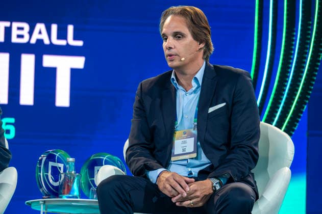 September 18, 2026, Lisbon, Lisbon, Portugal: Nuno Gomes (FPF) speaking during the elite players governance panel at the Portugal Football Summit at the Cidade do Futebol in Oeiras. Lisbon Portugal - ZUMAr238 20260918_zip_r238_010 Copyright: xRicardoxRochax