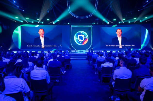 September 18, 2026, Lisbon, Lisbon, Portugal: UEFA President Aleksander ÄÅ’eferin speaking during the opening ceremony at the Portugal Football Summit at the Cidade do Futebol in Oeiras. Lisbon Portugal - ZUMAr238 20260918_zip_r238_008 Copyright: xRicardoxRochax