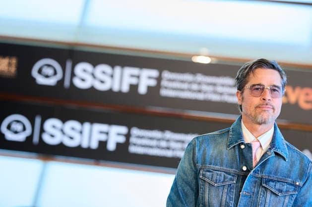 San Sebastian - Brad Pitt at Heart Of The Beast Photocall Brad Pitt attended Heart of the Beast Photocall during 74th San Sebastian International Film Festival at Kursaal Theatre on September 23, 2026 in Donostia San Sebastian, Spain Photo by ABACAPRESS.COM San Sebastian Euskadi Spain  Copyright: xABACAx