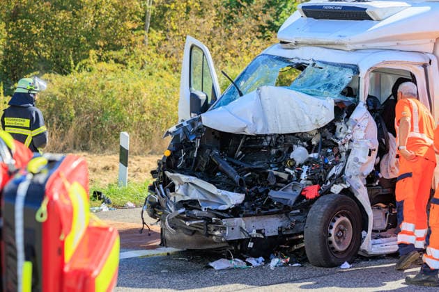 Sprinter Collides with Tru
