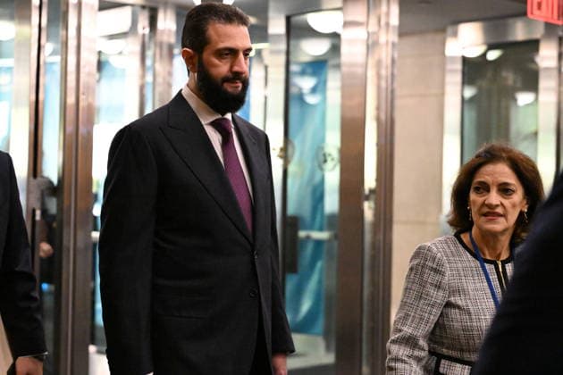 September 23, 2026, New York, New York, USA: President Ahmad Al-Sharaa of the Syrian Arab Republic arrives for day 2 of the opening of the 81st Session of the United Nations General Assembly at United Nations Headquarters in New York, New York, USA on Wednesday, 23 September, 2026 New York USA  - ZUMAs152 20260923_faa_s152_022 Copyright: xKylexMazzax-xPoolxviaxCNPx