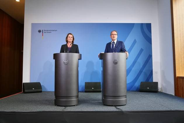 Berlin, Germany, September 23, 2026 Statement by the Federal Ministry of the Interior on the Action Plan Against Social Benefits Fraud Leonie Gebers (SPD) and Federal Minister of the Interior Alexander Dobrindt (CSU) Copyright: xdtsxNachrichtenagenturx dts_136142