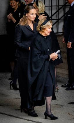 23-09-2026 Norway Funeral of Princess Astrid at the Ris Church in Oslo. Princess Ingrid Alexandra and Queen Sonja Â  Copyright: xPPEx