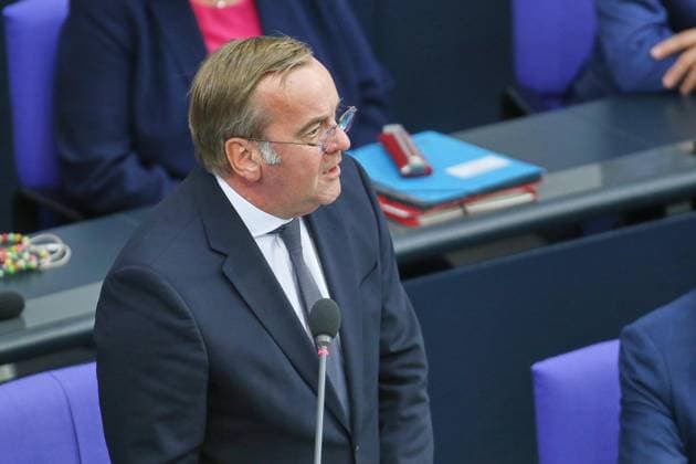 Berlin, Germany, September 23, 2026 German Bundestag 95th Session of the Bundestag Federal Minister of Defense Boris Pistorius, SPD Copyright: xdtsxNachrichtenagenturx dts_136096