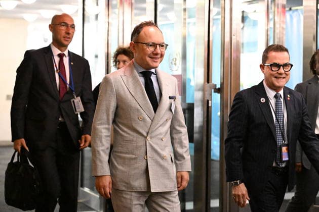 Day 2 of the Opening of the United Nations General Assembly Prime Minister Xavier Espot Zamora of Andorra arrives for day 2 of the opening of the 81st Session of the United Nations General Assembly at United Nations Headquarters in New York, New York, USA on Wednesday, 23 September, 2026. Photo by Kyle Mazza Pool via CNP ABACAPRESS.COM New York New York United States  Copyright: xCNP ABACAx