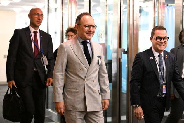 Day 2 of the Opening of the United Nations General Assembly Prime Minister Xavier Espot Zamora of Andorra arrives for day 2 of the opening of the 81st Session of the United Nations General Assembly at United Nations Headquarters in New York, New York, USA on Wednesday, 23 September, 2026. Credit: Kyle Mazza Pool via CNP New York New York United States of America EDITORIAL USE ONLY Copyright: xx KMZ_2285 KylexMazzax-xPoolxviaxCNPx cnpphotos340873