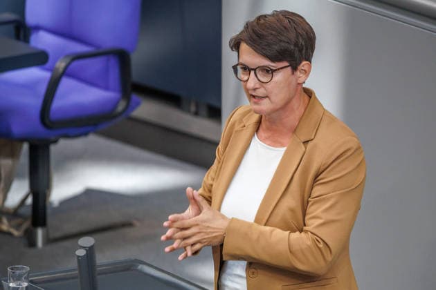 Bundestag: Dr. Irene Mihalic of Alliance 90 The Greens in the German Bundestag on September 23, 2026, in Berlin, Berlin, Germany, Bundestag
