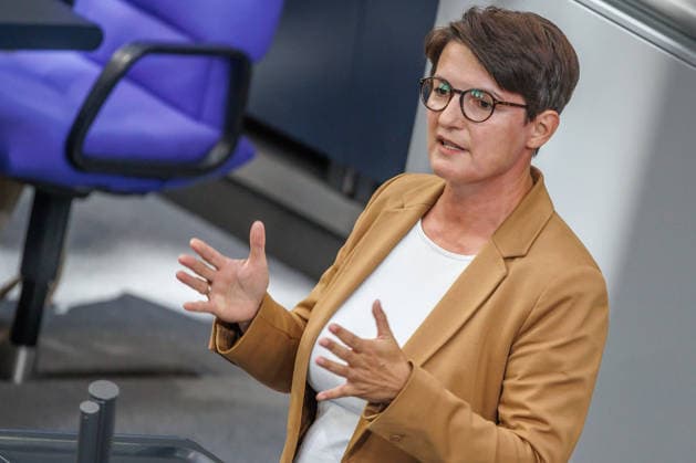 Bundestag: Dr. Irene Mihalic of Alliance 90 The Greens in the German Bundestag on September 23, 2026, in Berlin, Berlin, Germany, Bundestag