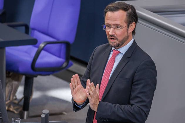 Bundestag: Dr. Bernd Baumann (SPD) at the German Bundestag on September 23, 2026, in Berlin, Berlin, Germany, Bundestag