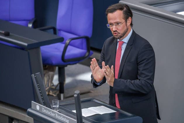 Bundestag: Dr. Bernd Baumann (SPD) at the German Bundestag on September 23, 2026, in Berlin, Berlin, Germany, Bundestag