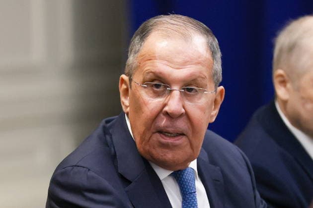 USA, NEW YORK CITY - SEPTEMBER 23, 2026: Russian Minister of International Affairs Sergei Lavrov is seen at a meeting with US Secretary of State Marco Rubio during the 2026 High-level Week at the 81st session of the UN General Assembly. Alexander Shcherbak TASS  98187125
