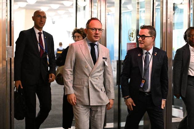 Prime Minister Xavier Espot Zamora of Andorra arrives for day 2 of the opening of the 81st Session of the United Nations General Assembly at United Nations Headquarters in New York, New York, USA on Wednesday, 23 September, 2026. Copyright: xKylexMazzax xPoolxviaxCNPx MediaPunchx