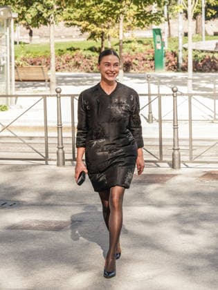 IPA88870869 - Milan, Milan Women s Fashion Week Spring Summer 2027 - Women s Fashion, Spring Summer 2027 - JIL SANDER fashion show - arrivals - pictured: Sophia Roe  Copyright: xEmanuelexRobertoxDexCarlix xx IPA88870869
