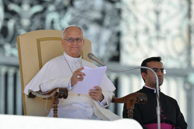 IPA88871345 - Italy, Rome, Vatican, September 23, 2026: Pope Leo XIV presides over the weekly general audience in St. Peter s Square at the Vatican. Photo by VATICAN MEDIA Catholic Press Photo  Copyright: xVATICANxMEDIA xCatholicxPressxPhotox xx IPA88871345