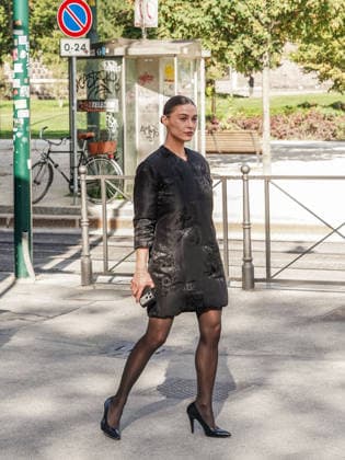 IPA88870860 - Milan, Milan Women s Fashion Week Spring Summer 2027 - Women s Fashion, Spring Summer 2027 - JIL SANDER fashion show - arrivals - pictured: Sophia Roe  Copyright: xEmanuelexRobertoxDexCarlix xx IPA88870860