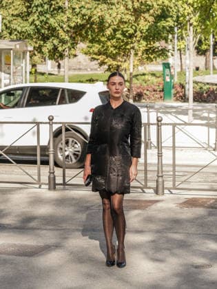 IPA88870862 - Milan, Milan Women s Fashion Week Spring Summer 2027 - Women s Fashion, Spring Summer 2027 - JIL SANDER fashion show - arrivals - pictured: Sophia Roe  Copyright: xEmanuelexRobertoxDexCarlix xx IPA88870862
