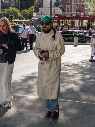 IPA88870919 - Milan, Milan Women s Fashion Week Spring Summer 2027 - Women s Fashion, Spring Summer 2027 - JIL SANDER fashion show - arrivals - pictured: Alessandro Michele  Copyright: xEmanuelexRobertoxDexCarlix xx IPA88870919