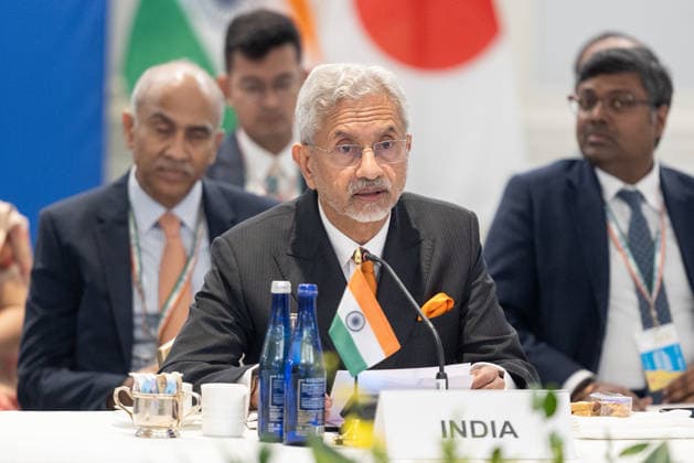 RECORD DATE NOT STATED EAM S. Jaishankar chairs a meeting with the Foreign Ministers of Brazil, Germany and Japan on the sidelines of the 81st UNGA New York U.S. , Sep 23 (ANI): India s Foreign Minister S. Jaishankar speaks during a meeting with the Foreign Ministers of Brazil, Germany and Japan on the sidelines of the 81st United Nations General Assembly, in New York on Wednesday. (@DrSJaishankar X ANI Photo) New York United States Copyright: xANIx ANI_20260923024