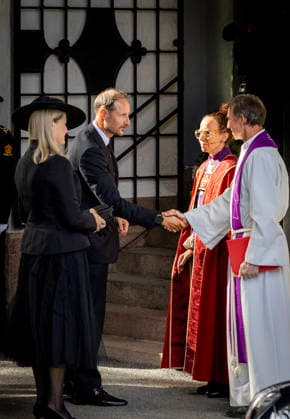 23-09-2026 Norway Funeral of Princess Astrid at the Ris Church in Oslo. King Haakon and Queen Mette-Marit Â  Copyright: xPPEx
