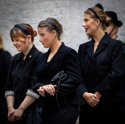 23-09-2026 Norway Funeral of Princess Astrid at the Ris Church in Oslo. Maud and Leah and Emma Â  Copyright: xPPEx