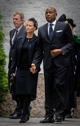 23-09-2026 Norway Funeral of Princess Astrid at the Ris Church in Oslo. Princess Martha Louise of Norway and American Shaman Durek Â  Copyright: xPPEx