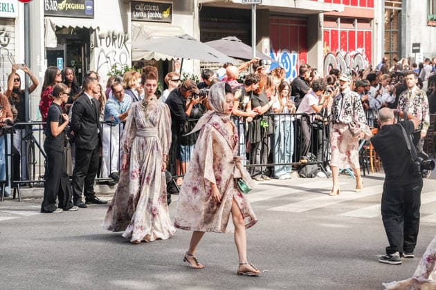 IPA88872273 - MILAN - Milan Women s Fashion Week Spring Summer 2026 2027 - Antonio Marras s fashion show at the Stendhal Gardens - Vincenzo Muccioli in the Solari Tortona area.  Copyright: xEmanuelexRobertoxDexCarlix xx IPA88872273