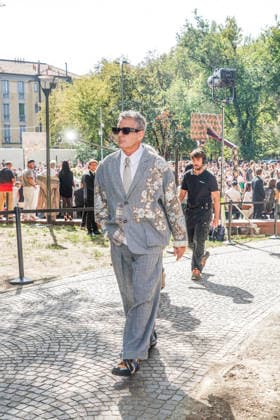 IPA88872299 - MILAN - Milan Women s Fashion Week Spring Summer 2026 2027 - Antonio Marras s fashion show at the Stendhal Gardens - Vincenzo Muccioli in the Solari Tortona area.  Copyright: xEmanuelexRobertoxDexCarlix xx IPA88872299