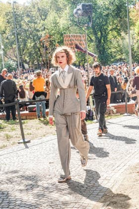 IPA88872307 - MILAN - Milan Women s Fashion Week Spring Summer 2026 2027 - Antonio Marras s fashion show at the Stendhal Gardens - Vincenzo Muccioli in the Solari Tortona area.  Copyright: xEmanuelexRobertoxDexCarlix xx IPA88872307