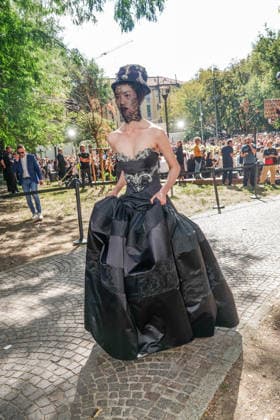 IPA88872327 - MILAN - Milan Women s Fashion Week Spring Summer 2026 2027 - Antonio Marras s fashion show at the Stendhal Gardens - Vincenzo Muccioli in the Solari Tortona area.  Copyright: xEmanuelexRobertoxDexCarlix xx IPA88872327