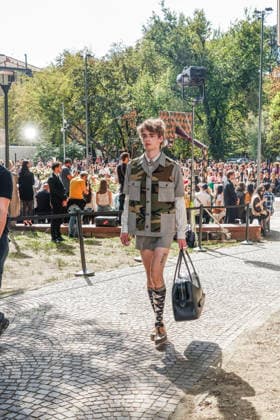 IPA88872287 - MILAN - Milan Women s Fashion Week Spring Summer 2026 2027 - Antonio Marras s fashion show at the Stendhal Gardens - Vincenzo Muccioli in the Solari Tortona area.  Copyright: xEmanuelexRobertoxDexCarlix xx IPA88872287