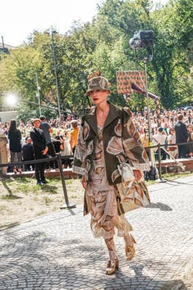 IPA88872288 - MILAN - Milan Women s Fashion Week Spring Summer 2026 2027 - Antonio Marras s fashion show at the Stendhal Gardens - Vincenzo Muccioli in the Solari Tortona area.  Copyright: xEmanuelexRobertoxDexCarlix xx IPA88872288