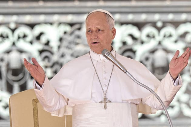 September 23, 2026. Vatican City - POPE LEO XIV during his weekly General Audiencein St. Peter s Square at the Vatican EvandroInetti_via ZUMA Wire Vatican City State  - ZUMAi15_ 20260923_zaf_i15_053 Copyright: xEvandroxInettix