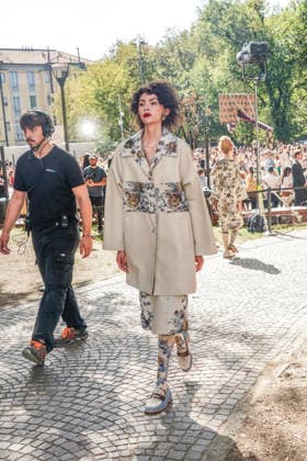 IPA88872293 - MILAN - Milan Women s Fashion Week Spring Summer 2026 2027 - Antonio Marras s fashion show at the Stendhal Gardens - Vincenzo Muccioli in the Solari Tortona area.  Copyright: xEmanuelexRobertoxDexCarlix xx IPA88872293